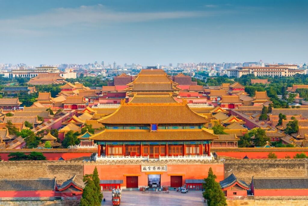 Beijing's Forbidden City, traditional Chinese architecture and houses numerous historical artifacts. Image Source: Freepik