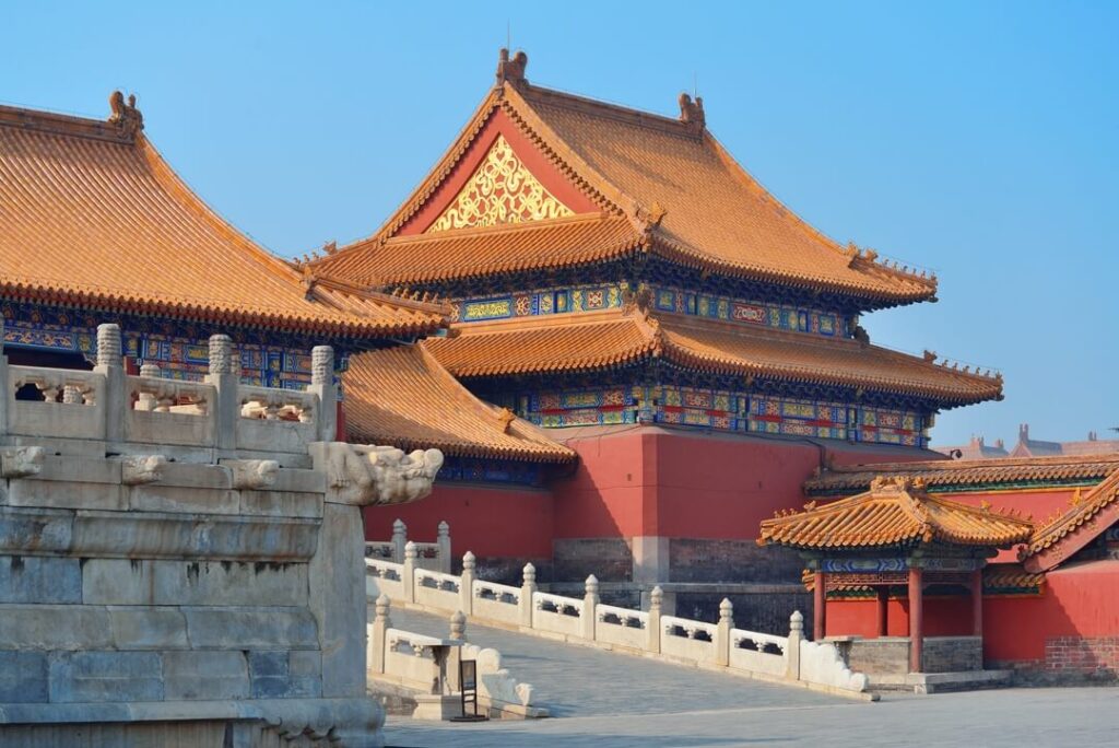 Beijing's Forbidden City, traditional Chinese architecture and houses numerous historical artifacts